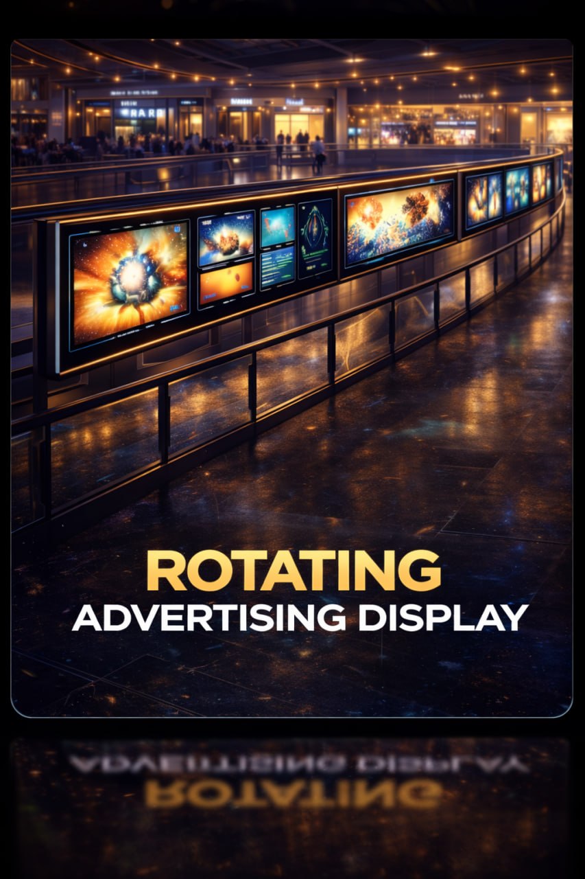 Rotating Advertising Display